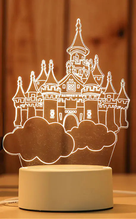 Multi-Shape 3D LED Acrylic Night Light